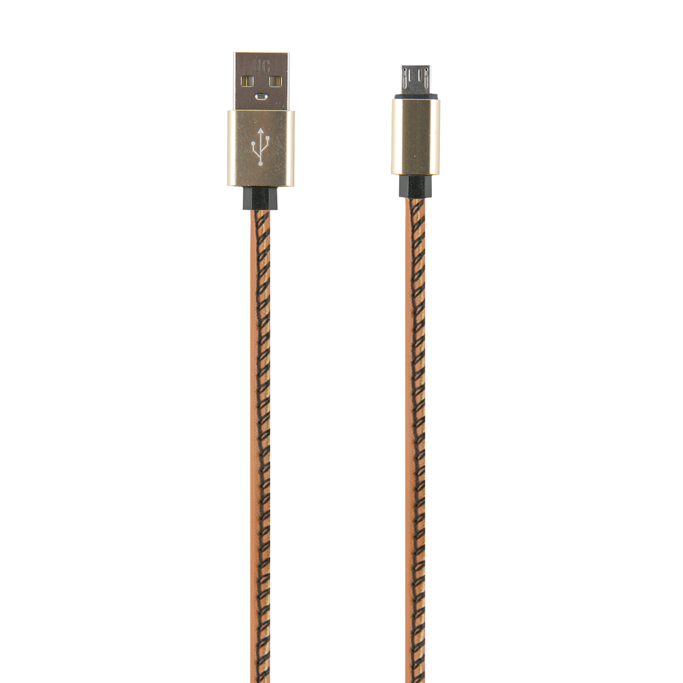 Дата-кабель Red Line USB - micro USB (2 метра) оплетка "экокожа"