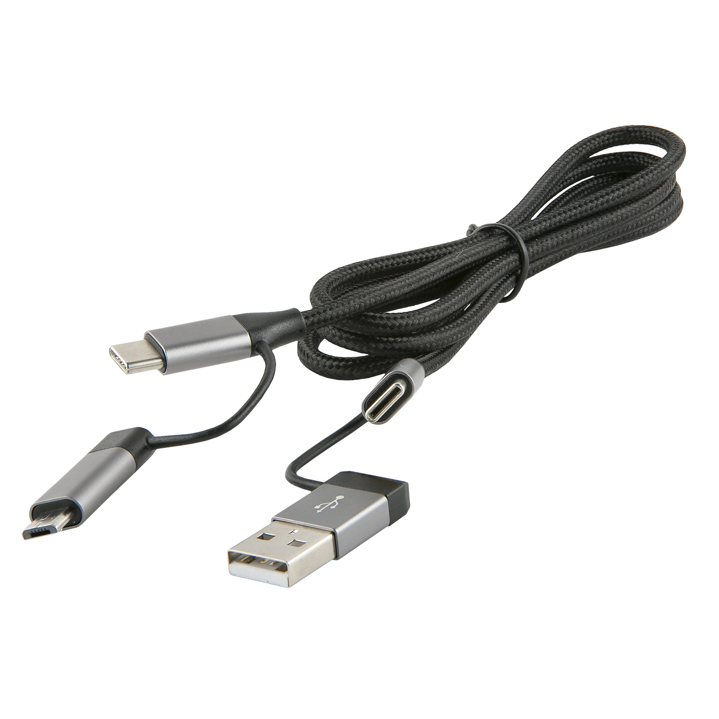 Дата-Кабель Red Line 4в1 (USB -Type-C, Type-C - Type-C, Micro-USB - Type-C, Micro-USB - USB)